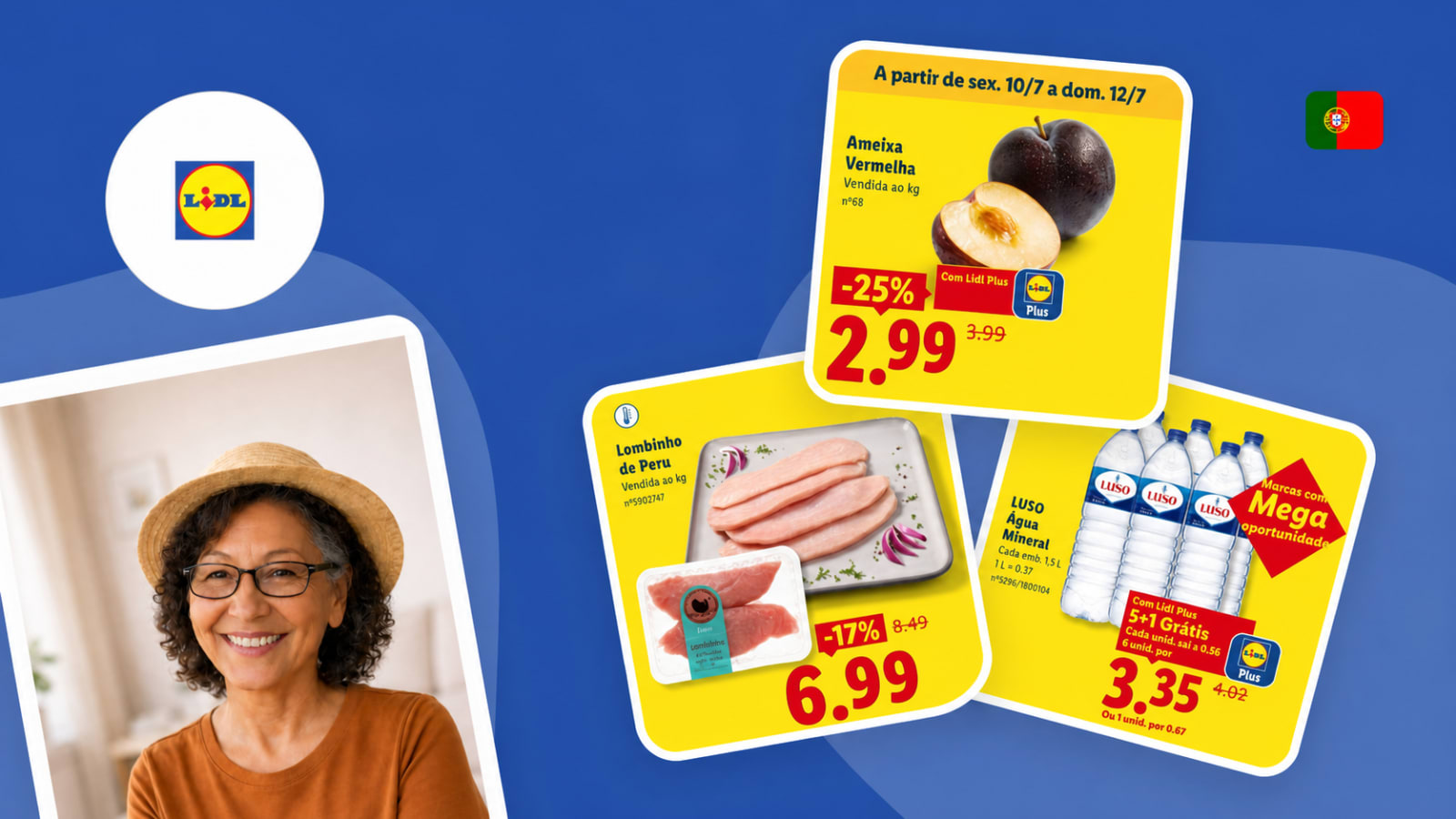 Novo folheto Lidl a partir de 06/07