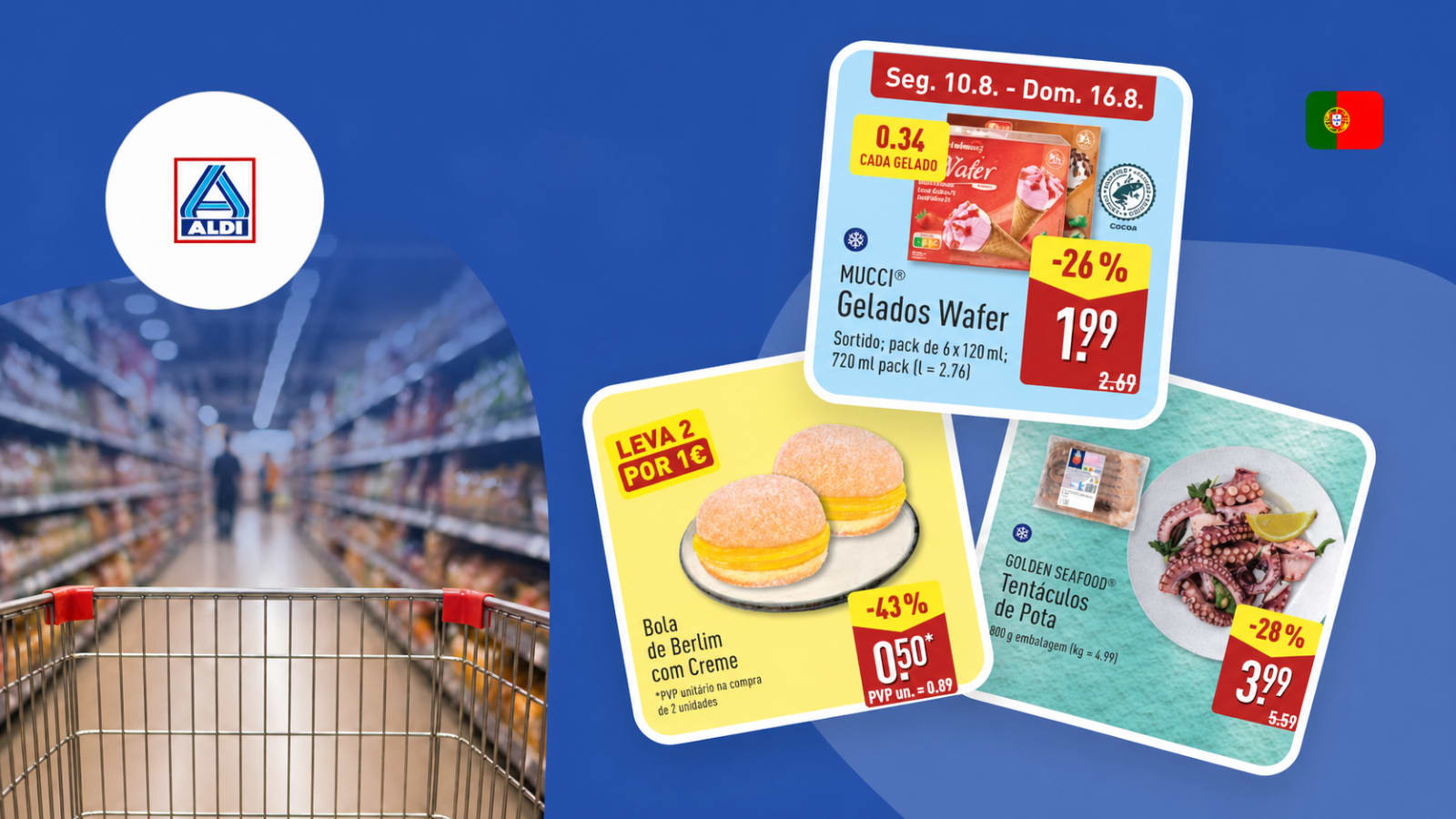 Novo folheto Aldi a partir de 10/08