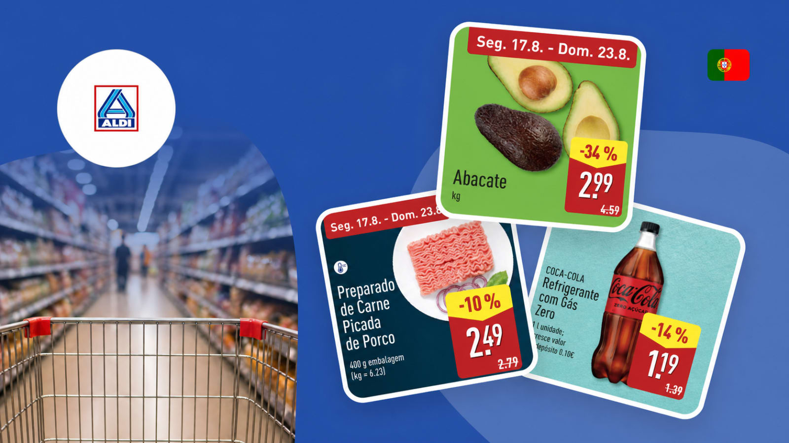 Novo folheto Aldi a partir de 17/08