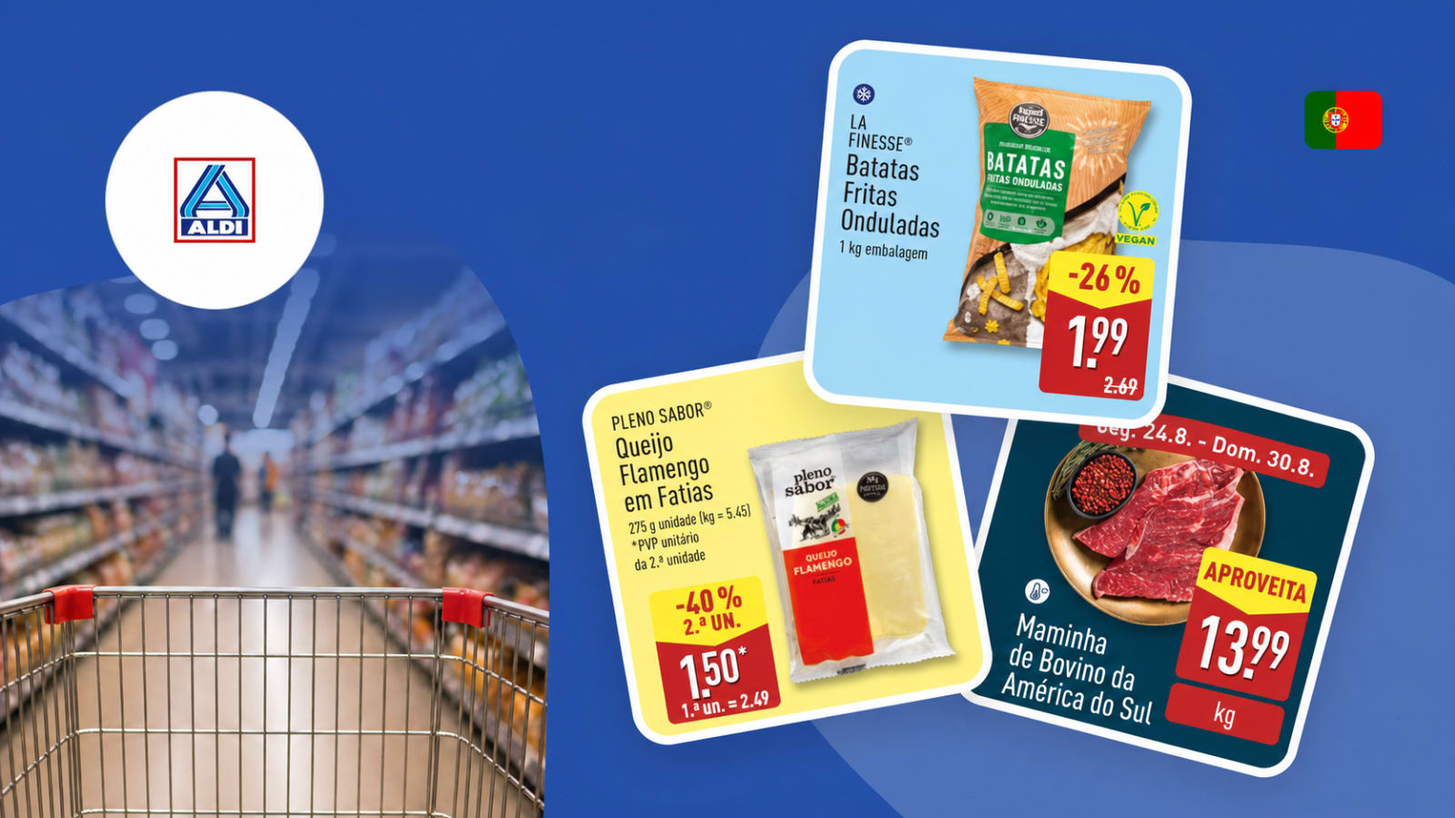 Novo folheto Aldi a partir de 24/08